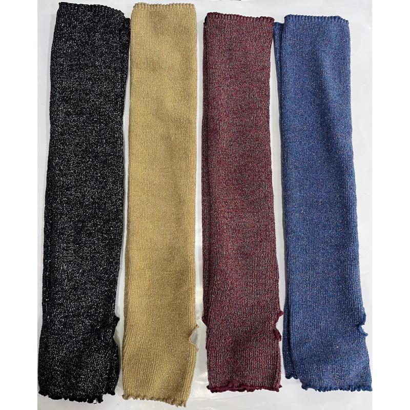 Assortiment 8 paires Mitaines Longues Assorties Fines cotes lurex