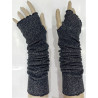 Assortiment 8 paires Mitaines Longues Assorties Fines cotes lurex
