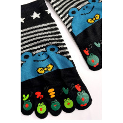 4 Paires de Chaussettes Mr Grenouilles  5 Doigts mangas