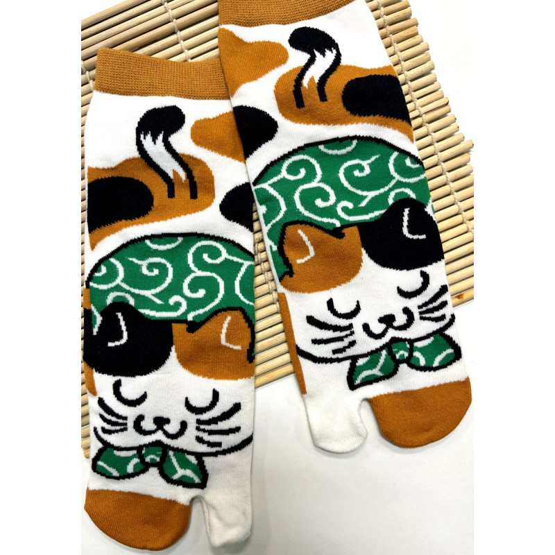4 Paires de Chaussettes Tabis Chats qui dort