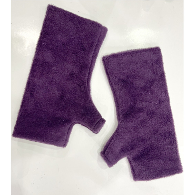 3 Paires de Mitaines Polaire hiver Violet