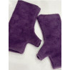 3 Paires de Mitaines Polaire hiver Violet