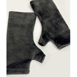 3 Paires de Mitaines Polaire hiver Noir