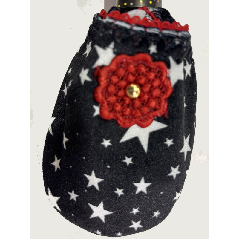 6 Paires de chaussons velours Stars Blanches