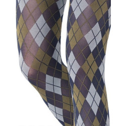 6 paires Collants Argyle Tendance