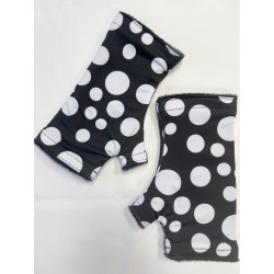 Mitaines-reversible-Lpc-Doublé-polaire-Noir-pois-blancs-1