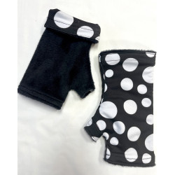 Mitaines-reversible-Lpc-Doublé-polaire-Noir-pois-blancs-2