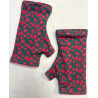 3 Paires de Mitaines Polaire réversible Ginko Rose