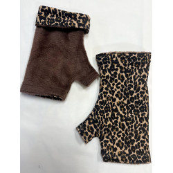 Mitaines-reversible-Lpc-Doublé-polaire-Griffy-chocolat