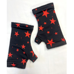 Mitaines-reversible-Lpc-Doublé-polaire-Stars-rouges
