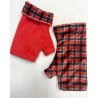 3 Paires de Mitaines Polaire réversibles Scotty Red