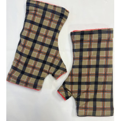Mitaines-reversible-Lpc-Doublé-polaire-tartan-vert