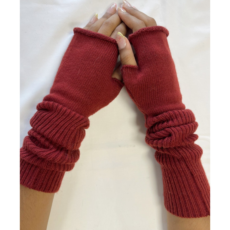 3 paires Manchons Laine Angora L