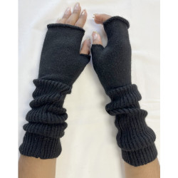 3 paires Manchons Laine Angora L