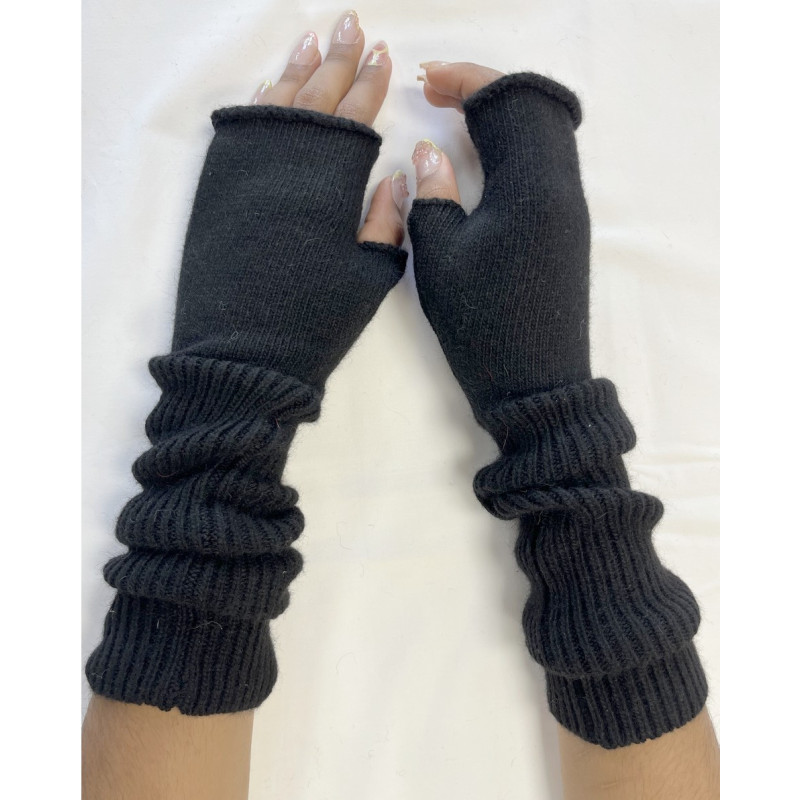3 paires Manchons Laine Angora L