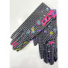 3 paires de Gants polaire Abstract Pied de poule