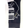 6 paires de Chaussettes Fantaisie Chats au piano