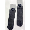 6 paires de Chaussettes Fantaisie chat caché