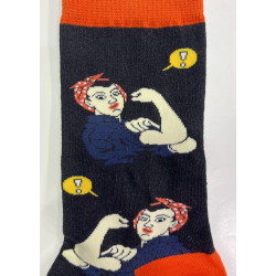 6 paires de Chaussettes Fantaisie Rosie la riveteuse