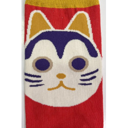6 paires de Chaussettes Fantaisie Chat Manga