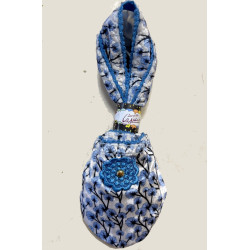 6 paires de chaussons velours Kyoto Cielo