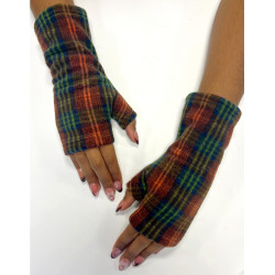 Mitaines Polaire Tartan...