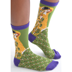 Lot-de-6-paires-de-Chaussettes-vente-en-gros-les-petits-caprices-art-museum-le-baiser-de-Gustave-Klimt-avant
