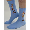 Vente-en-gros-6-paires-de-Chaussettes-en-gros-les-petits-caprices-art-museum-Le-David-De-Michael-Ange-Profil