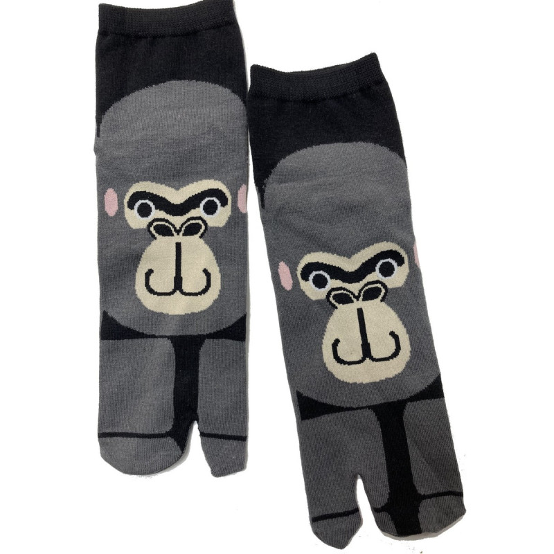 Chausettes-Japonaises-LEs-Petits-Caprices-GORILLE Chausettes-Japonaises-LEs-Petits-Caprices-GORILLE