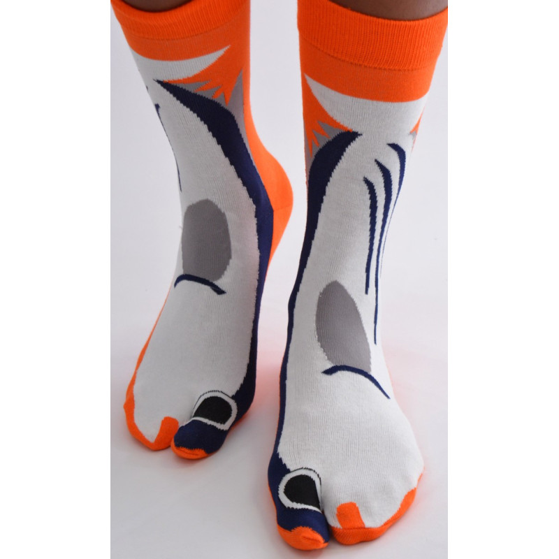 4 Paires de Chaussettes Tabis Coton Sardines