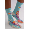 4 Paires de Chaussettes Tabis Coton La fille aux papillons