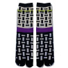 4 Paires de Chaussettes Tabis Coton rectangles patchwork