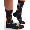 Chaussettes-Les-petits-caprices-chats-mangas-psychédélique-profil