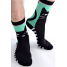 6 paires de Chaussettes Chat noir de manga Mixte