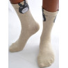 Chaussettes-Les-petits-caprices--mangas-le-mon-voisin-Totoro-gris-face