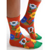 Chaussettes-les-petits-caprices-délire-fleuries-brique-profil