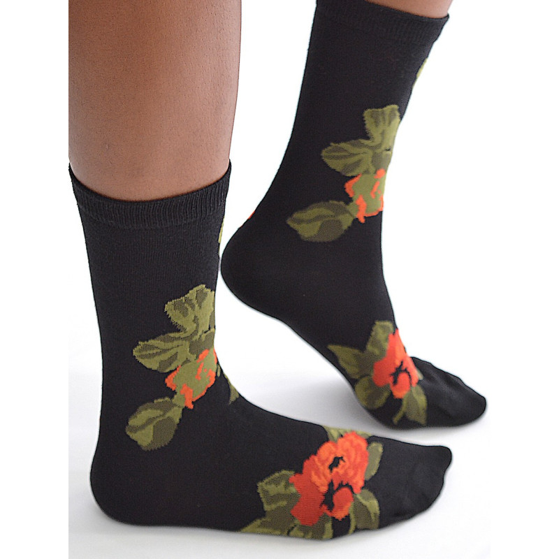 6 paires de Chaussettes Oranger en fleurs