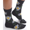 Chaussettes-les-petits-caprices-noires-Marguerites-profil