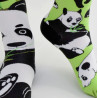 Chaussettes-les-petits-caprices-asymétriques-panda-motif