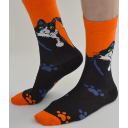 Chaussettes-les-petits-caprices-Félix-le-chat