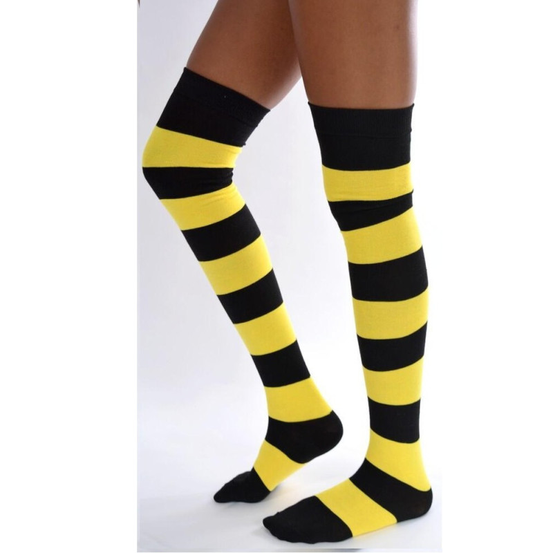 Jambières-Les-petits-caprices-rayures-jaunes-et-noires-avant Jambières-Les-petits-caprices-rayures-jaunes-et-noires-avant