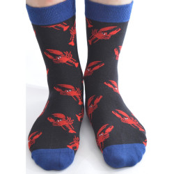 Chaussettes-les-petits-caprices-homards-rouges-face