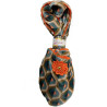 CHAUSSONS-velours-imprimé-les-petits-caprices-bee-ORANGE-ENTIER