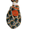 CHAUSSONS-velours-imprimé-les-petits-caprices-bee-ORANGE-detail