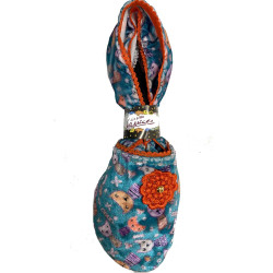 6 paires de chausson velours Catou orange Les Petits Caprices