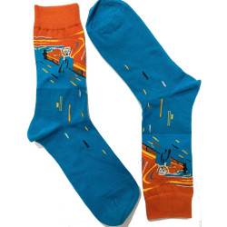 6-paires-de chaussettes-en-gros-Chausettes-Les-Petits-caprices-artiste-illlustre-le-cri-de-Munch 2
