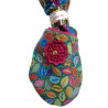 grossiste-CHAUSSONS-polaire-imprimé-les-petits-caprices-cafiosa-rouge