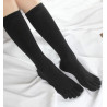 4-paire-de-Chaussettes-5-Doigts-Noires-Coton