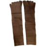 4-paire-de-Chaussettes-5-Doigts-chocolat-Coton-plat