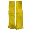 4-paire-de-Chaussettes-5-Doigts-jaune-Coton